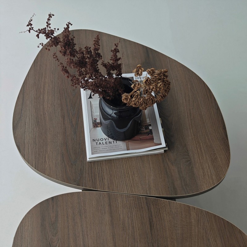 Coffee Table Stones - Walnut Walnut