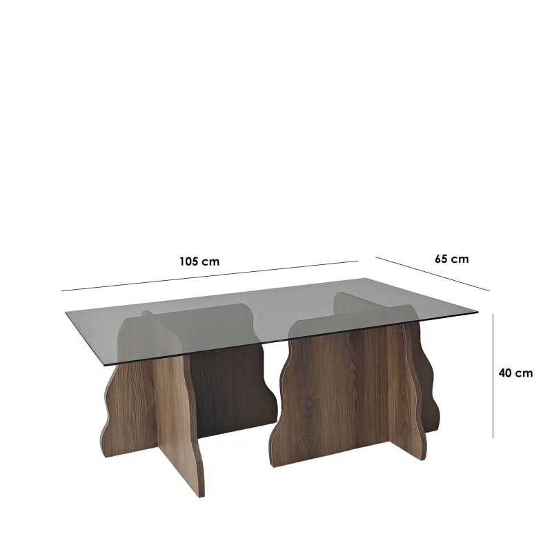 Coffee Table Canyon - Walnut, Fume Walnut
Fume