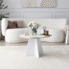 Coffee Table Mushroom - Gold, White v2 Gold
White