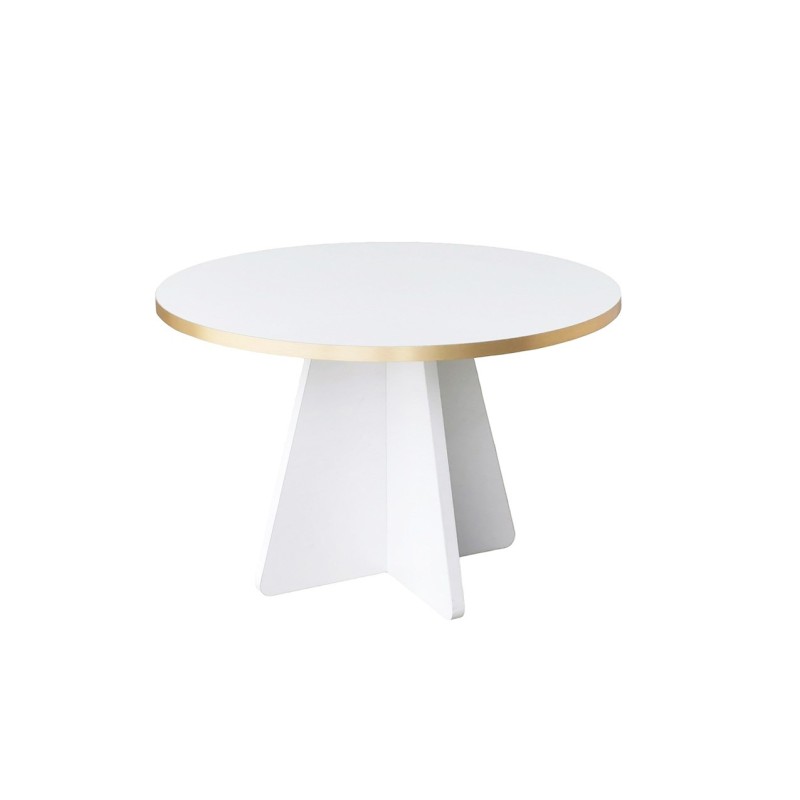 Coffee Table Mushroom - Gold, White v2 Gold
White