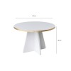Coffee Table Mushroom - Gold, White v2 Gold
White