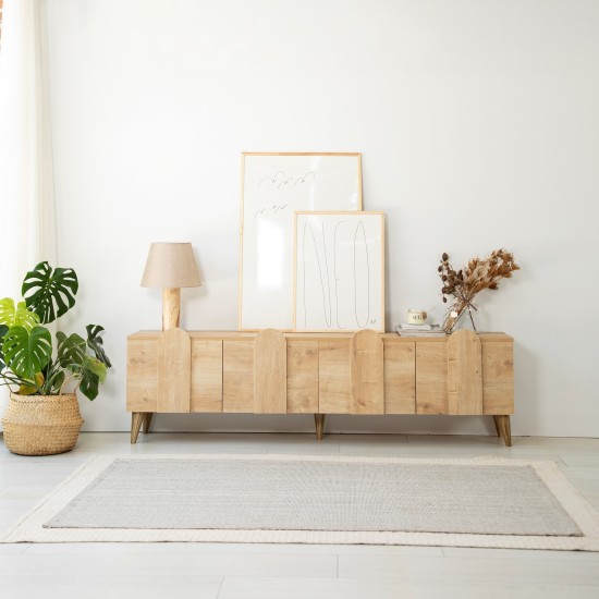 TV Stand New Line - Sapphire Oak v2 Oak TV Stand New Line - Sapphire Oak v2 Oak