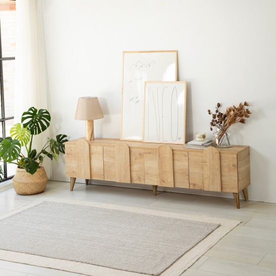 TV Stand New Line - Sapphire Oak v2 Oak TV Stand New Line - Sapphire Oak v2 Oak