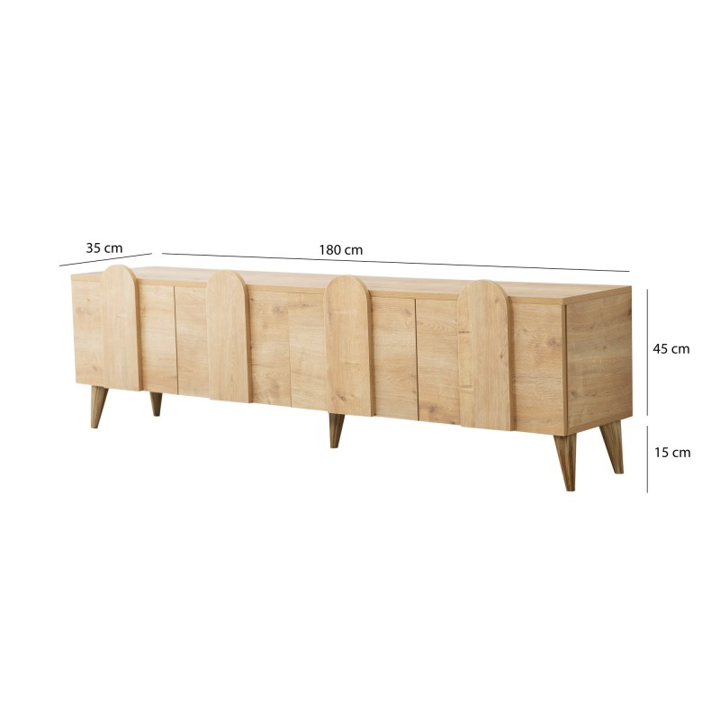 TV Stand New Line - Sapphire Oak v2 Oak