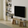 TV Stand Mushroom - Sapphire Oak Sapphire Oak