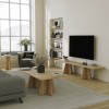 TV Stand Mushroom - Sapphire Oak Sapphire Oak