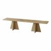 TV Stand Mushroom - Sapphire Oak Sapphire Oak