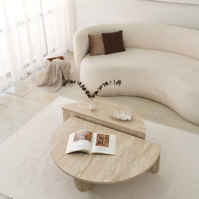 Coffee Table Podium Travertine