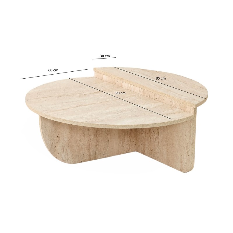 Coffee Table Podium Travertine