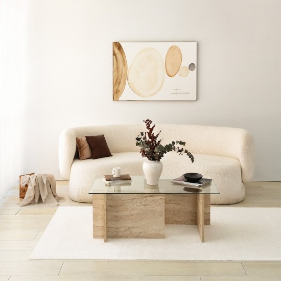 Coffee Table New Escape Travertine Coffee Table New Escape Travertine