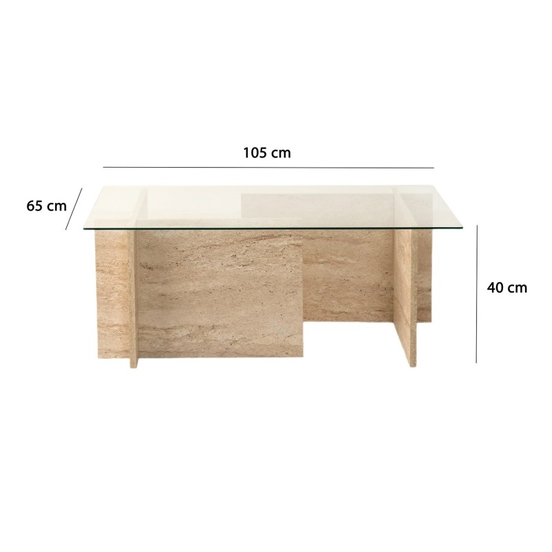 Coffee Table New Escape Travertine