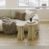 Coffee Table Set Mushroom 2 Travertine