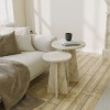 Coffee Table Set Mushroom 2 Travertine