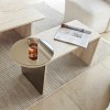 Nesting Table (2 Pieces) Luna - Travertine Travertine
Bronze