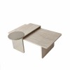 Nesting Table (2 Pieces) Luna - Travertine Travertine
Bronze