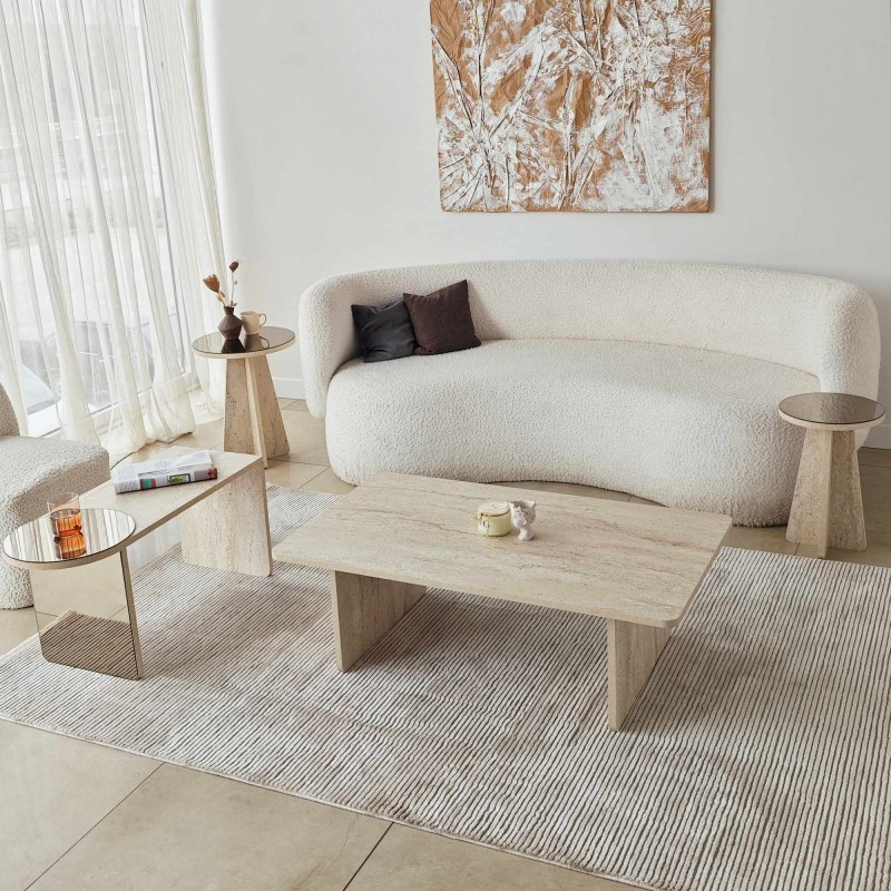 Nesting Table (4 Pieces) Luna - Travertine Travertine
Bronze