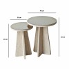 Side Table Set Luna - Travertine Travertine
Bronze