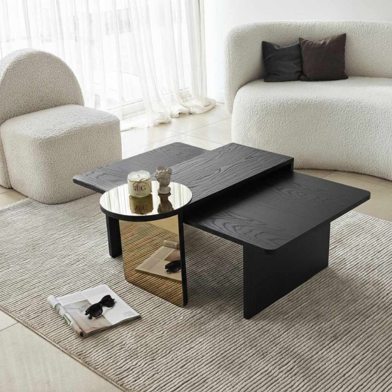 Nesting Table (2 Pieces) Luna - Black Black
Bronze