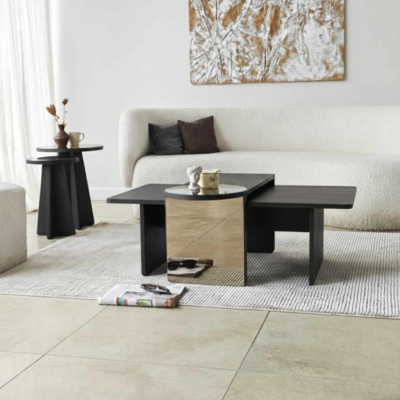 Nesting Table (4 Pieces) Luna - Black Black
Bronze