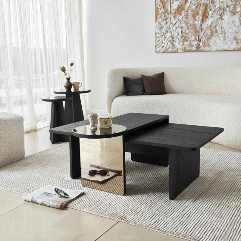 Nesting Table (4 Pieces) Luna - Black Black
Bronze