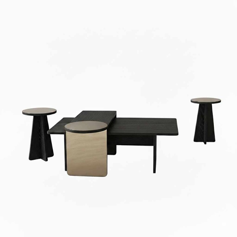 Nesting Table (4 Pieces) Luna - Black Black
Bronze