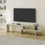 TV Stand Puzzle - Travertine Travertine