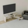 TV Stand Puzzle - Travertine Travertine