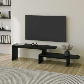TV Stand Puzzle - Black Black