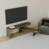TV Stand Puzzle - Walnut Walnut
