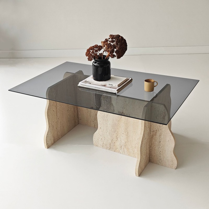 Coffee Table Canyon - Travertine, Fume Travertine
Fume