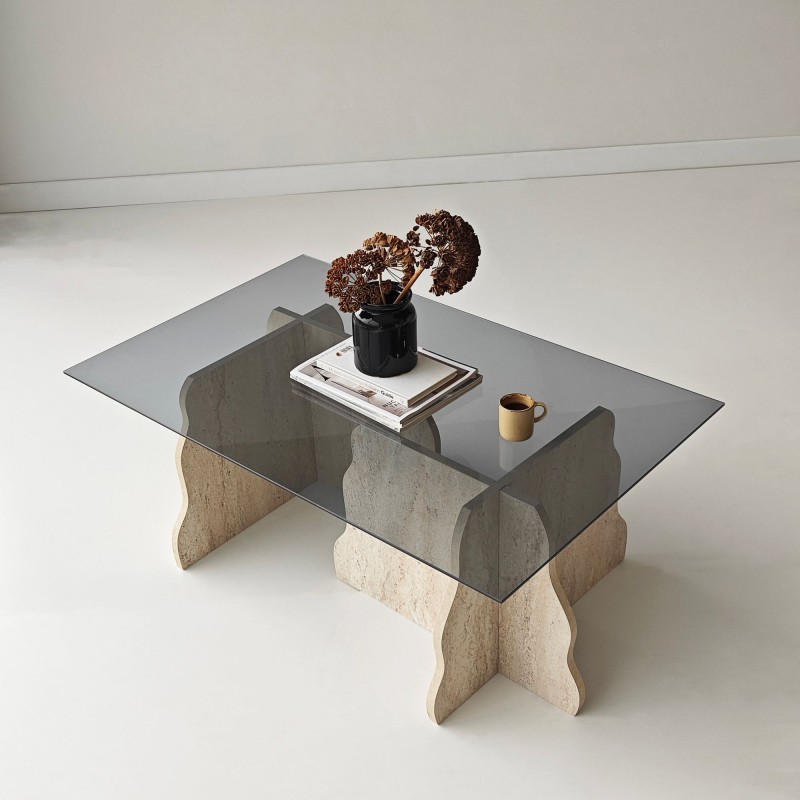 Coffee Table Canyon - Travertine, Fume Travertine
Fume