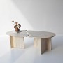Coffee Table Missisipi - Travertine Travertine