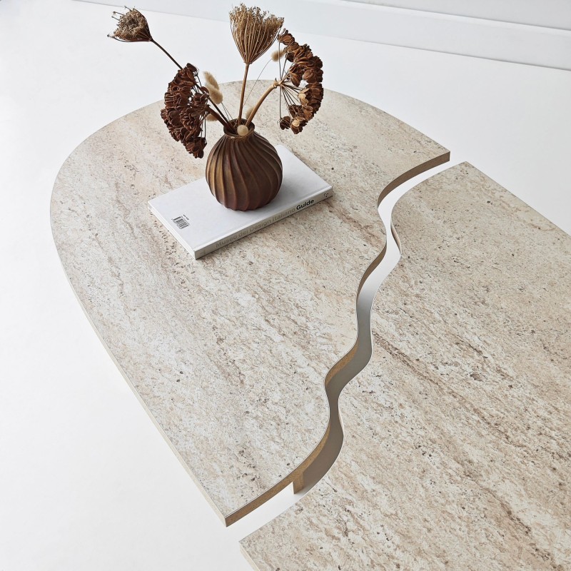Coffee Table Missisipi - Travertine Travertine