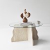 Coffee Table Butterfly - Travertine, Transparent Travertine
Transparent
