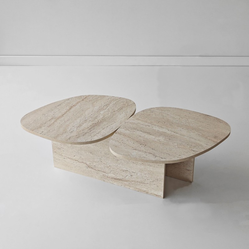 Coffee Table Stones - Travertine Travertine