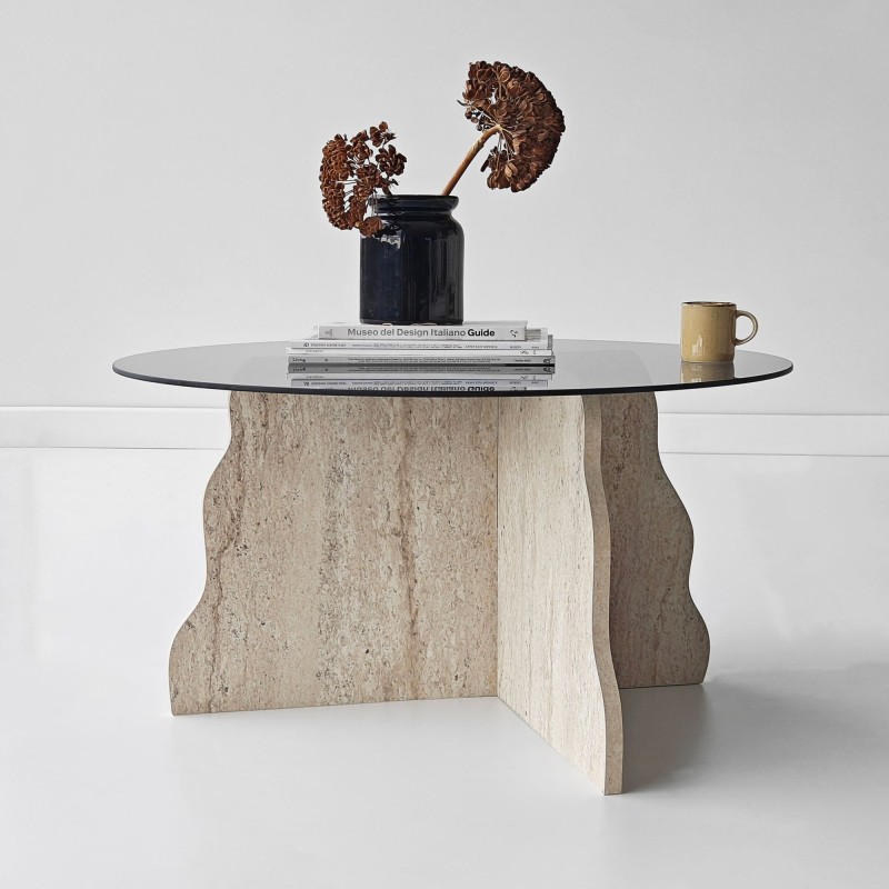 Coffee Table Butterfly - Travertine, Fume Travertine
Fume