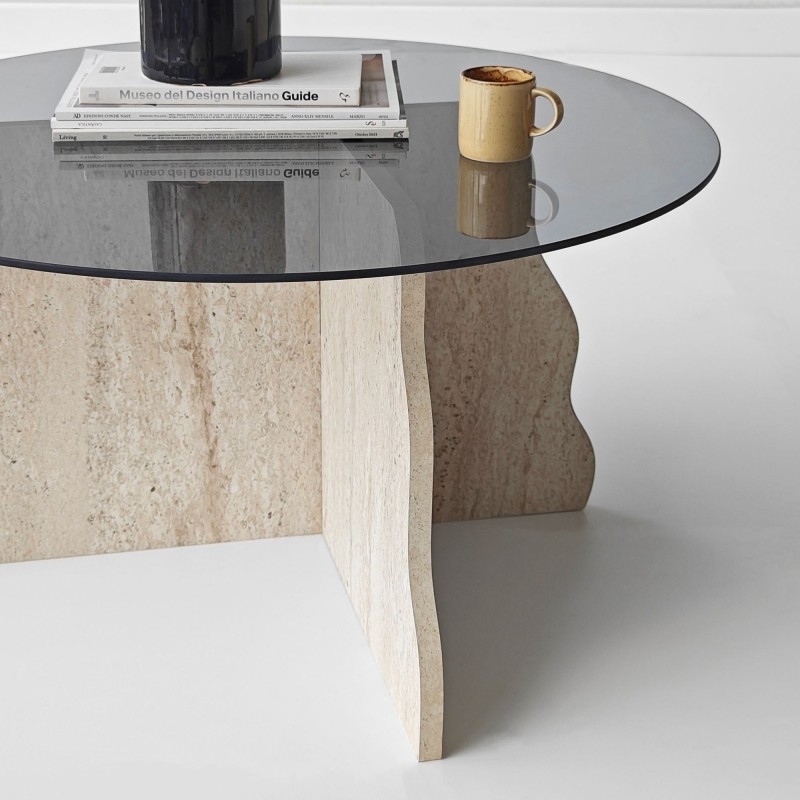 Coffee Table Butterfly - Travertine, Fume Travertine
Fume