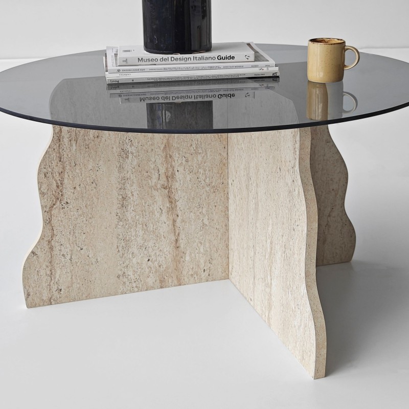 Coffee Table Butterfly - Travertine, Fume Travertine
Fume