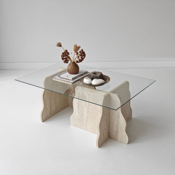 Coffee Table Canyon - Travertine, Transparent Travertine
Transparent