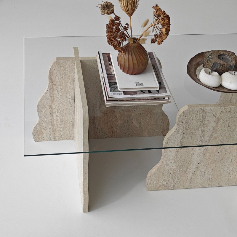 Coffee Table Canyon - Travertine, Transparent Travertine
Transparent