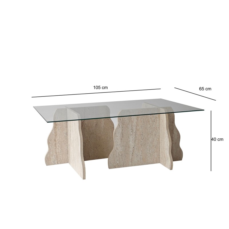 Coffee Table Canyon - Travertine, Transparent Travertine
Transparent
