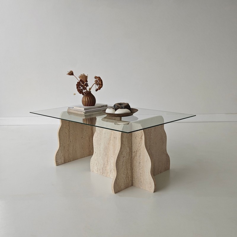 Coffee Table Canyon - Travertine, Transparent Travertine
Transparent