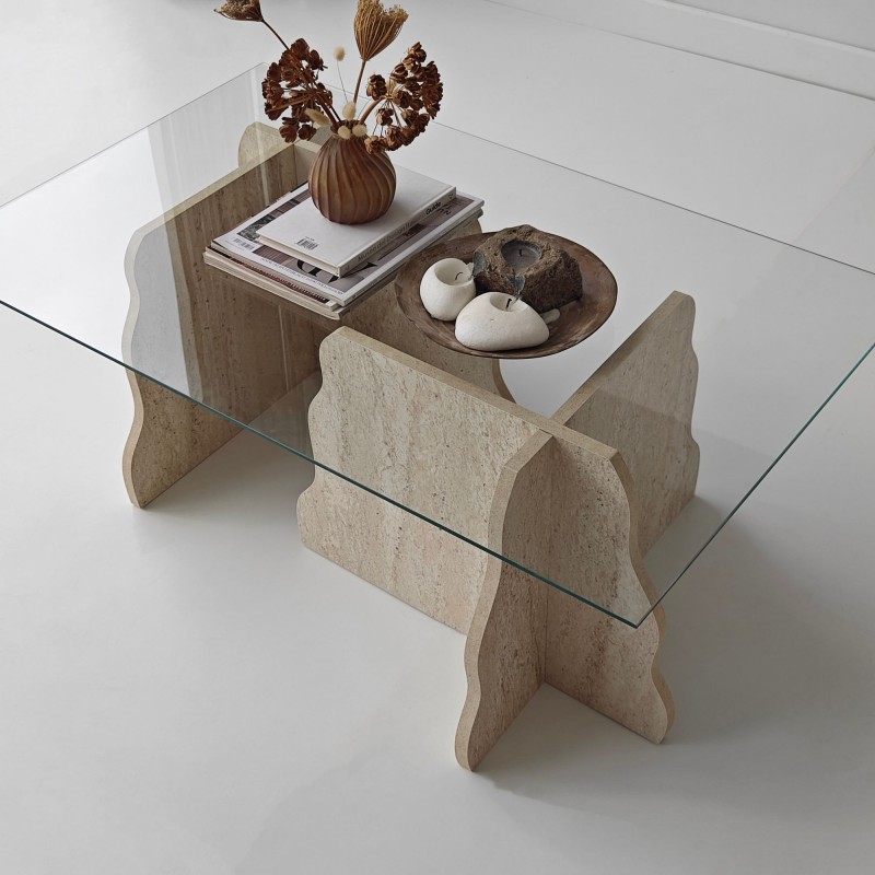 Coffee Table Canyon - Travertine, Transparent Travertine
Transparent