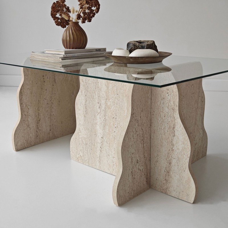 Coffee Table Canyon - Travertine, Transparent Travertine
Transparent