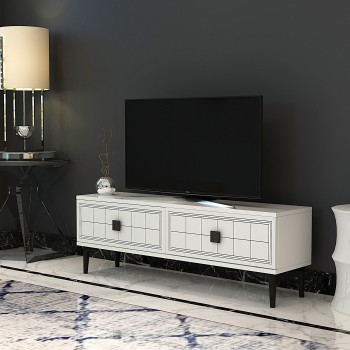TV Stand Yuka 120 - White White