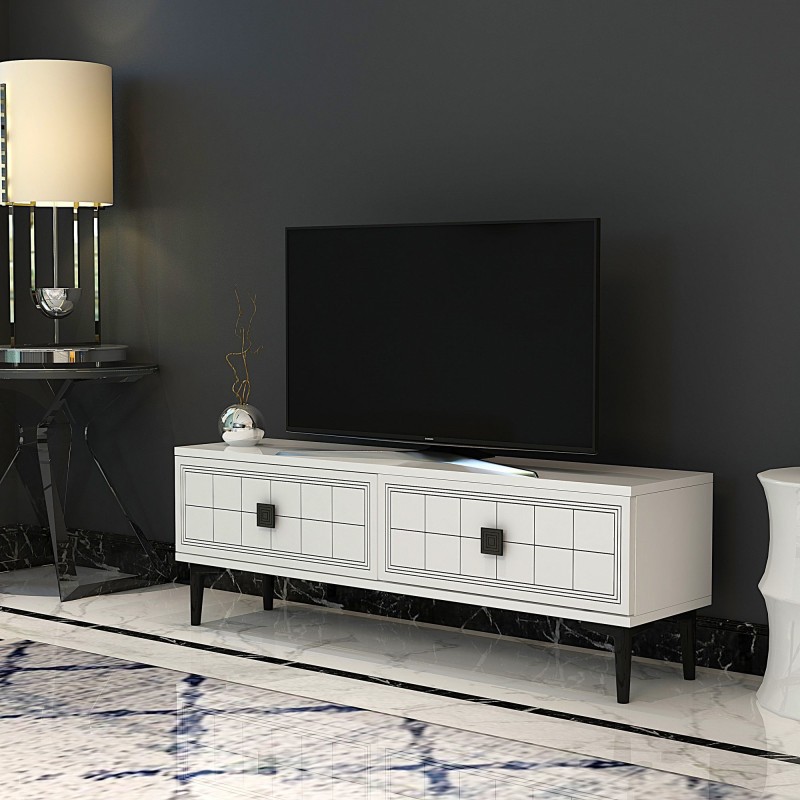 TV Stand Yuka 120 - White White