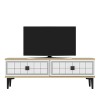 TV Stand Yuka 120 - Sapphire Oak, White Sapphire Oak
White