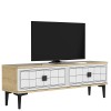 TV Stand Yuka 120 - Sapphire Oak, White Sapphire Oak
White