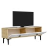 TV Stand Yuka 120 - Sapphire Oak, White Sapphire Oak
White