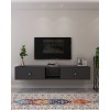 TV Stand Zuzu 150 - Anthracite Anthracite
